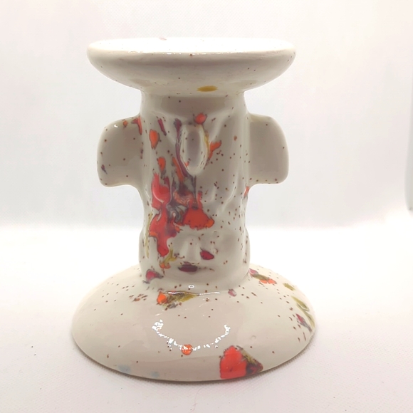 Creek Pottery - Native American Totem Pole Candle Stand - Picture 5 of 10